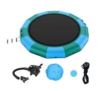 VEVOR Échelle de trampoline aquatique gonflable, imperméable, résistant à l'abrasion, durable Trampoline aquatique 4,57 m Grande surface de saut, plate-forme de saut-Parc aquatique Trampoline de pisci