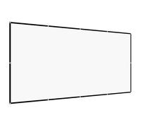 VEVOR Écran de Projection 3048 mm 16:9 4K 1080 HD, Toile de Vidéoprojecteur Murale, Angle de Vision Étendu, avec Crochets et Ruban Adhésif Double Face, pour Cinéma Domicile, Bureau, Classe de Classe