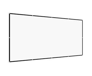 VEVOR Écran de Projection 3048 mm 16:9 4K 1080 HD, Toile de Vidéoprojecteur Murale, Angle de Vision Étendu, avec Crochets et Ruban Adhésif Double Face, pour Cinéma Domicile, Bureau e Classe