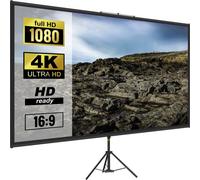 VEVOR écran de Projection avec Trépied 70 pouces 4K HD 16:9 Toile de Projection sur Trépied Hauteur Réglable écran pour Projecteur 160 x 95 cm Infroissable Vidéoprojecteur Cinéma Domicile Extérieur
