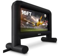 VEVOR Écran de projection gonflable 488 cm (16:9) 600D lavable avec sac de rangement portable