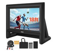 VEVOR Écran de projection gonflable 549 cm 16:9 600D lavable avec sac portable