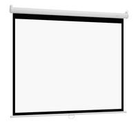 VEVOR Écran de Projection Manuel 1829 mm 4:3 4K 1080 HD, Toile de Vidéoprojecteur Murale, Rétractable avec Câble de Traction, Angle de Vision Étendu, pour Cinéma Domicile, Bureau, Classe de Classe