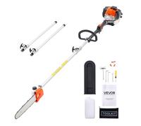 VEVOR Élagueuse Thermique sur Perche sans Fil 2 Temps 25 cc Guide-chaîne 30,5 cm