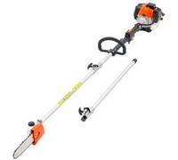 VEVOR Élagueuse Thermique Sur Perche à 2 Temps 25cc Guide-Chaîne 20,3cm Pour Élagage