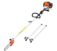 VEVOR Élagueuse Thermique sur Perche à 2 Temps, 33 cc, Élagueuse sans Fil à Essence, avec Perche Extensible 2,04-3,54 m, Guide-chaîne 20,3 cm, Réservoir de Carburant 850 ml, pour Élagage des Arbres