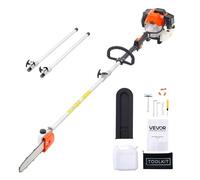 VEVOR Élagueuse Thermique sur Perche sans Fil 2 Temps 43 cc Guide-chaîne 25,4 cm