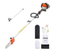 VEVOR Élagueuse Thermique sur Perche sans Fil 2 Temps 25 cc Guide-chaîne 20,3 cm