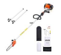 VEVOR Élagueuse Thermique sur Perche sans Fil 2 Temps 33 cc Guide-chaîne 20,3 cm