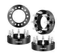VEVOR Élargisseur de Voie 2PCs Épaisseur 51 mm, Entretoises de Roue 8 Boulons, Modèles de Boulons 203x165 mm, Alésage 126 mm, Filetage 9/16"-18, Compatible avec Ram 2500, Ram 3500 et Ford F250, F350