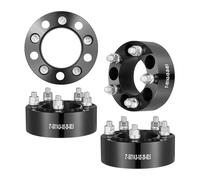 VEVOR Élargisseur de Voie 4PCs Épaisseur 51 mm, Entretoises de Roue 5 Boulons, Modèles de Boulons 127x114 mm, Alésage Diamètre de 82,5 mm, Goujons 1/2"-20, Compatible avec Jeep et Ford 1984-2018