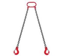 VEVOR Élingue chaîne 2 brins G80 avec crochets – 8 mm x 150 cm – capacité 2993 kg