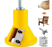 VEVOR Embouts à Tenonner 38 mm Tenons à Épaules Coniques en Aluminium et Acier Coupe-tenon avec Lames Droites Kit de Démarrage pour Construction des Meubles en Bois Bricolage Domicile Menuiserie