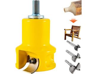 VEVOR Embouts à Tenonner 38 mm Tenons à Épaules Coniques en Aluminium et Acier Coupe-tenon avec Lames Courbées Kit de Démarrage pour Construction des Meubles en Bois Bricolage Domicile Menuiserie
