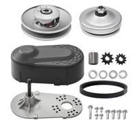 VEVOR Embrayage d'Entraînement Compatible avec Moteur 2-8 HP, Kit d’Embrayage pour Karting Haute Résistance 2000 tr/min, avec Roues de Conception Asymétrique et Courroie en Caoutchouc Robuste