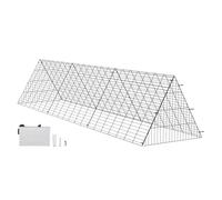 VEVOR Enclos du poulailler, 300 x 71 x 61,5 cm (L x L x H), Tunnels de Poulet pour la Cour, poulailler Portable pour Une Installation Facile à l'extérieur, Cage adapté aux Poulets, Canards, Lapins