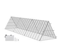 VEVOR Enclos pour poulailler, 300 x 71 x 61,5 cm, tunnels de poulets pour la cour, poulaillers portables pour une installation facile à l'extérieur, cage à poules adapté aux poulets, canards et lapins