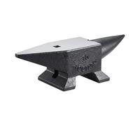 VEVOR Enclume de Forgeron en Acier Dur 10 kg Enclume en Métal Dureté 55 HRC Enclume aux Forges 2 Cornes Traitement de Surface Grand Comptoir Parfait pour les Forgerons de Métaux Rivetage Aplatissement