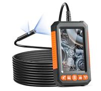 VEVOR Caméra endoscopique double objectif – Écran IPS 4,3" – Câble 5 m – 1080P