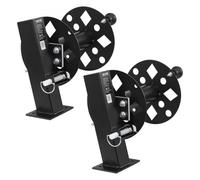 VEVOR Enrouleur de Câble de Soudage 2 PCS Enrouleurs de Câble Vide Robuste pour Camion de Service, Chantier, Compatible avec Câbles 45,7 m 50 mm² 38 m 70 mm², Acier Thermolaqué avec Goupille de Verrou