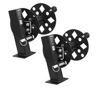 VEVOR Enrouleur de Câble de Soudage 2 PCS Enrouleurs de Câble Vide Robuste pour Camion de Service, Chantier, Compatible avec Câbles 45,7 m 50 mm² 38 m 70 mm², Acier Thermolaqué avec Goupille de Verrou