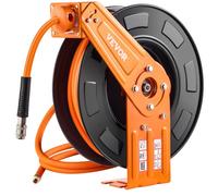 VEVOR Enrouleur Tuyau à Air Comprimé Hybride Fermé Rétractable 9,53mm x 19,81m