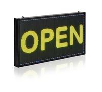 VEVOR Enseigne Lumineuse LED Programmable 67x35 cm, Panneau d’Affichage Numérique Couleur Pleine P5, GIF à Motifs de Texte Personnalisés, Commande Bluetooth, Information Publicitaire Publicité