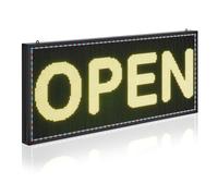 VEVOR Enseigne Lumineuse LED Programmable 99x41,2 cm, Panneau d’Affichage Numérique Couleur Pleine P6, GIF à Motifs de Texte Personnalisés, Commande Bluetooth, Information Publicitaire Publicité