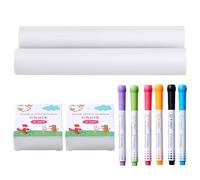 VEVOR Ensemble d'Accessoires de Chevalet, 32 PCS, Kit Peinture de Chevalet d'Art de Table pour Enfants, avec Craies, Marqueurs Effaçables à Sec, Rouleaux de Papier, pour Tout-petits, Garçons, Filles