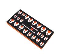 VEVOR Ensemble de Clés à Pattes d’Oie 24PCs Entraînement 9,5 mm, Clé Pied de Biche SAE 9,5-25,4 mm Métrique 10-22 mm, en Acier CR-MO avec Mallette, Compatible avec Clé Dynamométrique, pour Réparation