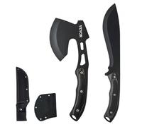 VEVOR Ensemble de Couteaux et de Haches de Chasse avec Étui pour Couteau Camping