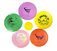 VEVOR Ensemble de Disc Golf pour Débutants, Jeu de Disques Volants avec Putter, Milieu de Gamme, Driver 5PCs, avec Mini Marqueur, pour Jardin, Pelouse, Plage, Arrière-Cour et Parc, Extérieur