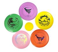VEVOR Ensemble de Disc Golf pour Débutants, Jeu de Disques Volants avec Putter, Milieu de Gamme, Driver 5PCs, avec Mini Marqueur, pour Jardin, Pelouse, Plage, Arrière-Cour et Parc, Extérieur