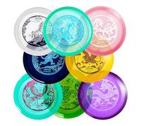 VEVOR Ensemble de Disc Golf pour Extérieur, Jeu de Disques Volants avec Putter, Milieu de Gamme, Driver 8PCs, Matériels de Jeu de Disque en Plein Air pour Jardin, Pelouse, Plage, Arrière-Cour et Parc