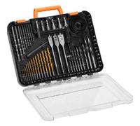 VEVOR Coffret de Forets et d'Embouts de Perceuse Tournevis 100PCs Kit de Perçage