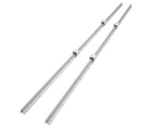 VEVOR Ensemble de rails de guidage linéaire, SBR16 2000 mm, 2 rails de guidage SBR16 de 78,7 po/2000 mm et 4 blocs coulissants SBR16UU, rails linéaires et kit de roulements pour machines automatisées,