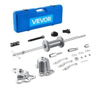 VEVOR Ensemble d'Extracteur à Inertie 9-en-1, Kit d'Extraction de Roulements de Moyeux de Roue Avant, d’Essieu Arrière et Débosseleur 15PCs, avec Coffret de Transport, pour Réparation Atelier Garage