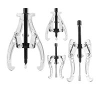 VEVOR Ensemble d'Extracteurs d'Engrenages de Poulie à 2/3 Mâchoires 4PCs, Arrache Roulement 76,2/101,6/152,4/203,2 mm avec Mâchoires Réversibles, pour Retrait du Volant d'Inertie, Garage Atelier