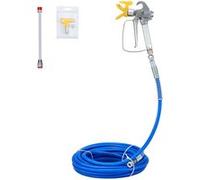 VEVOR Ensemble tuyaux peinture sans air, 50 pieds, 3600 psi. Rallonge 8 pouces, buse 517, rotatif 1/4".