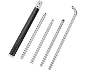 VEVOR Ensembles de ciseaux à bois 5 pièces, Ensemble de burin à bois, Outil de tournage en bois de carbure, pour découper des rainures en V/faire des courbes et des anses/sculpter des lignes