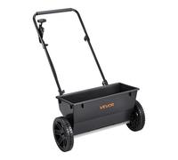 VEVOR Épandeur d'Engrais Gazon à Main Capacité 22,6 kg Largeur d'Épandage 46 cm