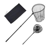 VEVOR Épuisette de Pêche, Filet de Pêche avec Manche Télescopique, pour Poisson Étang Bassin Kayak Bateau, Salabre Léger et Portable, Tige en Aluminium 6063 et Filet en Nylon Recouvert de PVC