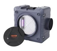 VEVOR Épurateur d'air avec filtration en 3 étapes, machine à air négatif empilable 800 CFM, filtre à air avec MERV10, carbone, H13 HEPA, filtration d'air pour usage domestique, industriel, commercial