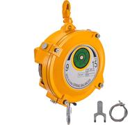 VEVOR Équilibreur à Ressort 9-15 kg Porte-outil Rétractable Longueur Ressort 1,5 m, Équilibreur d'Outils avec Crochet et Câble Métallique Réglable Rétracteur Équipement de Maintien Suspendu, Jaune