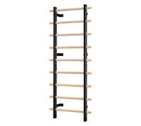 VEVOR Espalier en Bois et Acier Carbone Échelle Suédoise Murale à 9 Niveaux