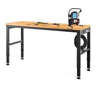 VEVOR Établi table de travail réglable 122 x 51 cm avec prises de courant 900 kg