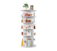 VEVOR Étagère à Chaussures rotative à 5 Niveaux, présentoir à Chaussures Rotatif à 360°, Organisateur sur Pied de Type Plateau tournant pour 20 Paires, pour Chambre, Salon, entrée, Dressing, Blanc