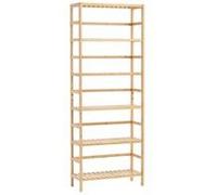 VEVOR Étagère salle de bain rectangulaire bambou 6 niveaux – Support plantes, multifonctionnelle