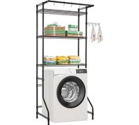 VEVOR Étagère de stockage pour lave-linge et sèche-linge, étagère de séchage à trois niveaux, étagère réglable à un niveau pour le stockage et l'organisation