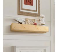 VEVOR Étagère Flottante Murale de Cheminée, 182,8x20,3x12,7 cm, Manteau de Cheminée Flottant en Bois Naturel, Capacité de Charge 22,7 kg, Fabriqué à la Main, pour Décoration Murale, Rustique Naturel